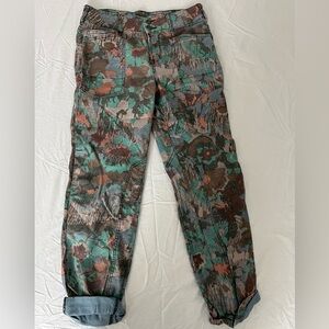 Anthro Pilcro printed pants